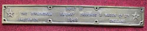 Railway Plates
